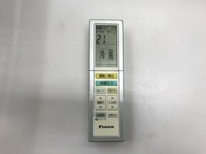 DAIKIN ダイキン エアコンリモコン ARC456A32　蓋無　中古品K291