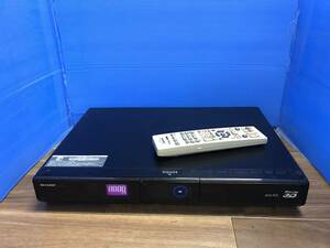 SHARP AQUOS HDD/ブルーレイレコーダー BD-HDS53　中古品B-8661