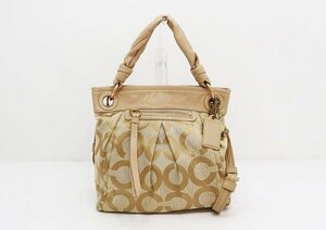 ◇【COACH コーチ】オプアート 2WAY ショルダーバッグ 13420