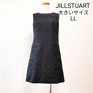 JILLSTUART　ジルスチュアート　 黒　ノースリーブ　ワンピース　