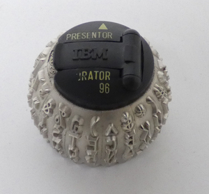 #IBM electric typewriter . character ball Element font PRESENTOR ORATOR 96 pitch 10 code 52029