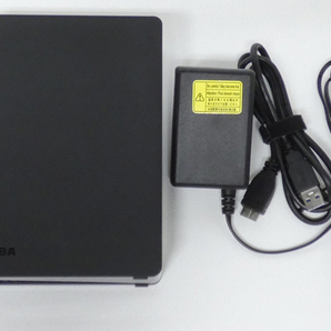 ■TOSHIBA USB3.0 1TB HDD 外付けハードディスク HD-ED10TK WA-24E12FU付き DT01ABA100の画像1