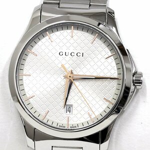  Gucci G time less YA1264052 126.4 wristwatch quartz men's unused goods 