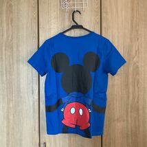 【新品】BELLE MAISON◆青 ミッキーマウスがキュートな半袖Tシャツ Disney Fantasy Shop◆サイズL◆送料安☆_画像3