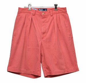 【ラルフローレン】POLO RALPH LAUREN【ピンク】【２タック】【ショートパンツ】 短パン【ショーツ】W32 CG0505-5-50-CG17