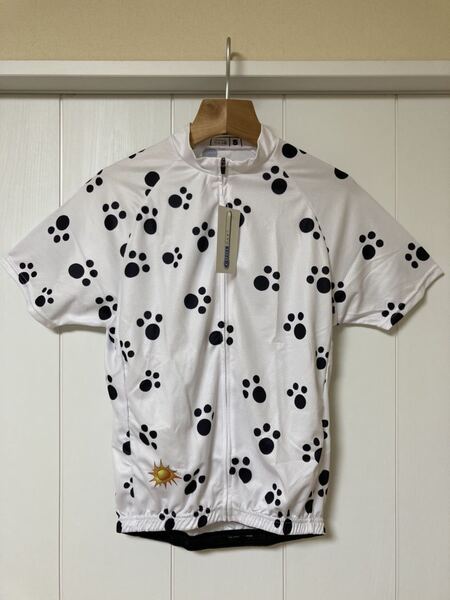 サイクルジャージ 足跡柄 Sサイズ 新品