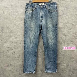 Levi's550TM ライトブルー RELAXED FIT ジップフライ デニムジーンズパンツ W34L32 実寸W35in 赤タブ 005504886 USA 海外輸入 古着 LK10298