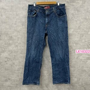 Levi's550TM ブルー RELAXED FIT ジップフライ デニムジーンズパンツ W34L28 実寸W35in 赤タブ 409600006 USA 海外輸入 古着 LK10322