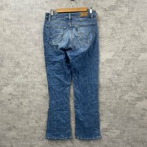 Levi's529TM ブルー ブーツカット ジップフライ デニムジーンズパンツ レディース W29L32 8M 実寸W29in 51951-0003 USA古着 LK10128_画像2