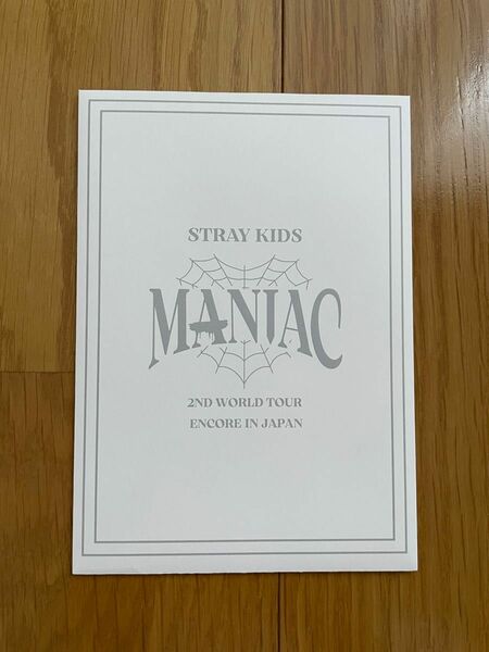 Stray Kids スキズ MANIAC マニアックアンコール ライブフォトトレカ Lee Know リノ 新品未開封品