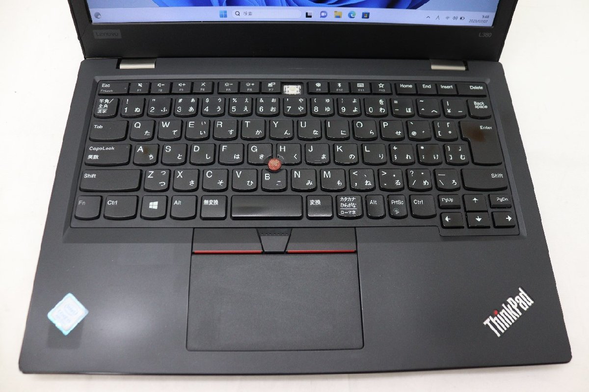 N0719◎1円【i5第8世代】LENOVO / ThinkPad L380 / CPU：core i5-8250U