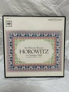 J676◎LP レコード BOX 2枚組/ホロヴィッツ・カーネギー・ホール・コンサート An Historic Return HOROWITZ at Carnegie Hall/BACH バッハ