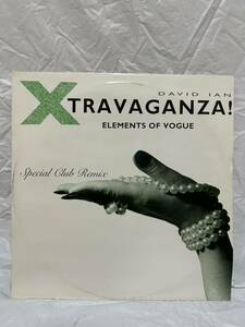 ◎K187◎LP レコード ELEMENTS OF VOGUE/DAVID IAN XTRAVAGANZA/UK盤