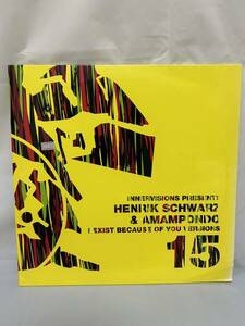 ◎K424◎LP レコード HENRIK SCHWARZ/I EXIST BECAUSE OF YOU VERSIONS/INNERVISIONS INNERVISIONS15/ドイツ盤