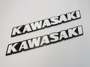 送料無料 KA-1612 カワサキ純正 ホワイト タンクエンブレム ZRX1200/1100 ゼファー1100/750/400 Z750GP/ZRX400/Z250FT/バリオス