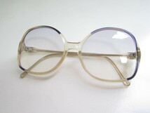 籠◆ビンテージ　レトロ　LUNETTES　SEINE　WHISPER　リュネッツ　クリアｘネイビー系　サングラス　眼鏡　程度良品_画像2