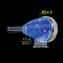 ファルコンマーカー　CE-185　ブルー　18個　一文字　LEDマーカー　3種の光を放つ　12/24V　ヤック　レトロ　デコトラ　アート _画像8