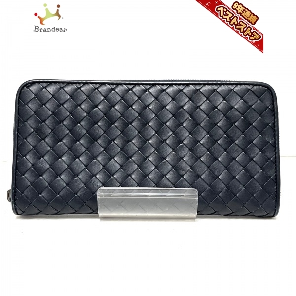 Yahoo!オークション -「bottega veneta☆ ジップアラウンドウォレット