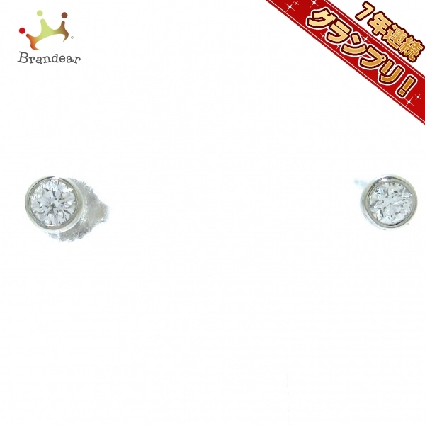 開店祝い 新品未使用 PTダイヤモンドピアス 計0.6ct ピアス両耳