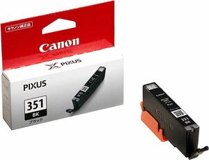 ソ5【即決】【訳あり特価】◆Canon　キヤノン　インクタンク◆BCI-351BK　ブラック　純正　未開封【注】取付推奨期限：2023．05