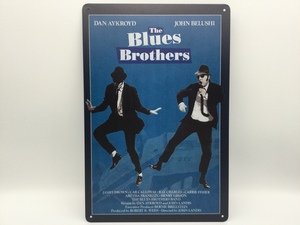  free shipping movie blues Brother s poster blue color made of metal metal autograph plate John . Roo si Dan I k Lloyd John Landy s