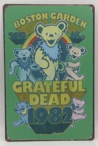  free shipping grate full * dead concert poster made of metal metal autograph plate dead Bear signboard tin plate Cafe antique retro 
