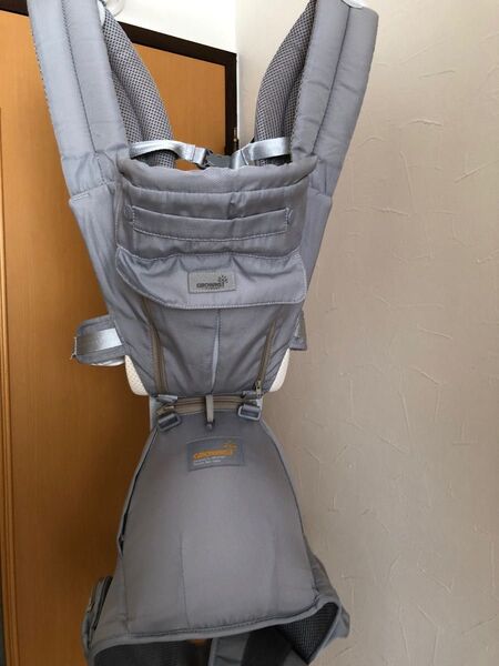 ヒップシート 抱っこ紐 グレー