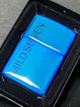 zippo MILD SEVEN BLUE 限定品 希少モデル ヴィンテージ 2000年製 マイルドセブン シルバーインナー 2000年製 ケース 保証書付き_画像1