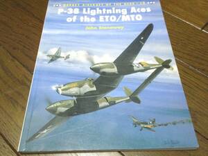  ヨーロッパ戦線のP-38ライトニングのエースたち　伝記◇洋書　写真集 イラスト集　空軍　戦闘機　第二次世界大戦　米軍　アメリカ　