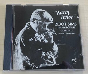 CDB3786 ズート・シムズ ZOOT SIMS / WARM TENOR 輸入盤中古CD　ゆうメール送料100円