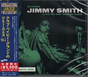 【CD】クラブ・ベイビー・グランドのジミー・スミスVol.2　/　新品CD　JAZZ秘蔵の名盤【新品：送料100円】