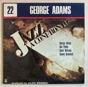 LPA22183 ジョージ・アダムス GEORGE ADAMS / JAZZ A CONFRONTO 22 輸入盤LP 盤良好 イタリア