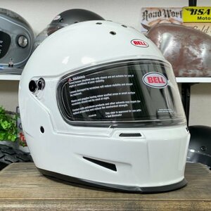 *US BELL ELIMINATOR GLOSS WHITE bell Eliminator full-face шлем блеск белый /XXL импортные товары немедленная уплата бесплатная доставка 