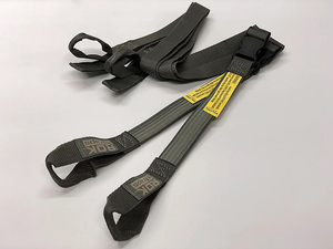 ROK straps ストレッチストラップ MC フォリアージ・グリーン ストラップ長：450mm～1500mm/幅：25mm 2本セット ROK00070 アメリカ製