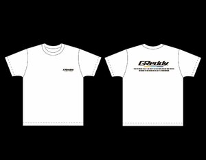 個人宅発送可能 TRUST トラスト GReddy ロゴTシャツ Tシャツ(2023) ホワイト L サイズ 文字色：ブラック (18001885)