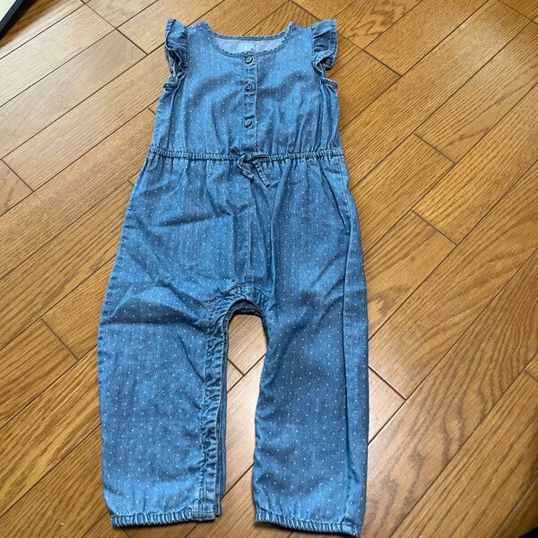 ベビーギャップ BABY GAP babyGap ドット柄ロンパース 90