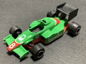 当時物 古い ミニカー マジョレット No.238 F1 レーシング 1/55 benetton フランス MAJORETTE トミカサイズ