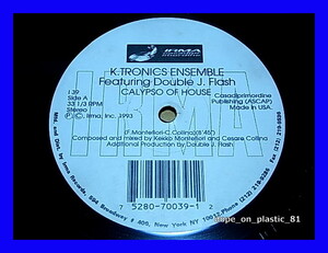 K.Tronics Ensemble Feat. Double J. Flash / Calypso Of House/US Original/5点以上で送料無料、10点以上で10%割引!!!/12'