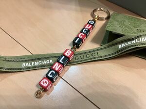  used beautiful goods GUCCI×BALENCIAGA The Hacker Project Gucci Balenciaga hacker key holder charm earrings 