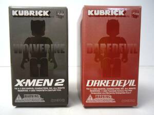 KUBRICK　ウルヴァリン　デアデビル　X-MEN２　DAREDEVIL　オリジナル・キューブリック　非売品