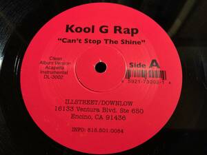 ★Kool G Rap / Can't Stop The Shine / Thugs Anthem 12EP★ qsju3