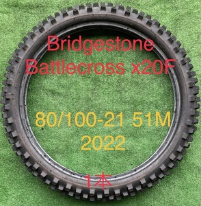 230719-02 BRIDGESTONE BATRLECROSS ×20F タイヤ1本