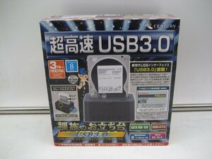 「3台入荷」◎CENTURY◎裸族のお立ち台◎SSDコピー機能付クレードル◎CR0SU3 K2323