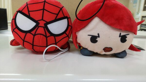 スパイダーマン　ぬいぐるみ　2点セット