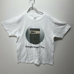 ファン必見　Google　Pixel7　pro　Tシャツ　白/ホワイト 　メンズS　大きめ　レア　制服　ユニホーム　社員　従業員　限定　K2850