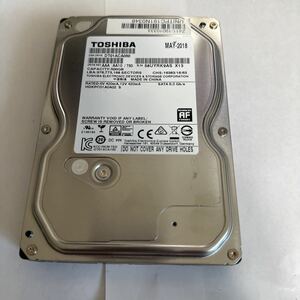 56）:◇動作保証/AVコマンド対応◆使用15時間 TOSHIBA 3.5インチHDD SATA 500GB DT01ACA050