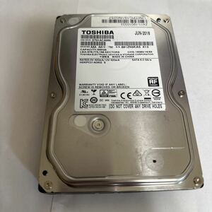 189）:◇動作保証/AVコマンド対応◆使用11時間 TOSHIBA 3.5インチHDD SATA 500GB DT01ACA050