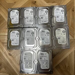 10枚セット【送料無料/動作保証/使用0時間】DELL WDC 500GB WD5003ABYX-18WERA0 3.5インチHDD SATA (7）