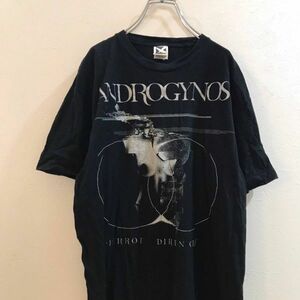 バンド★ANDROGYNOSPIERROT 半袖Tシャツ ブラック黒 Lサイズ メンズPIERROT/DIR EN GREYCROSS