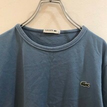 人気★LACOSTE/ラコステ 半袖 Tシャツ ブルー 水色 メンズ 3_画像3